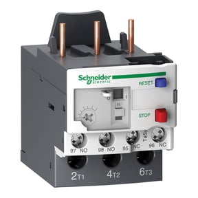 Square D by Schneider Electric - LRD22L - Electronic Overload Controller, 17 A, 24 A, Touch, Push Button, Wall Mount, Black CA3