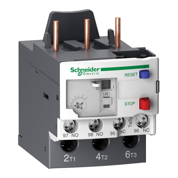 Square D by Schneider Electric - LRD22L - Electronic Overload Controller, 17 A, 24 A, Touch, Push Button, Wall Mount, Black CA3