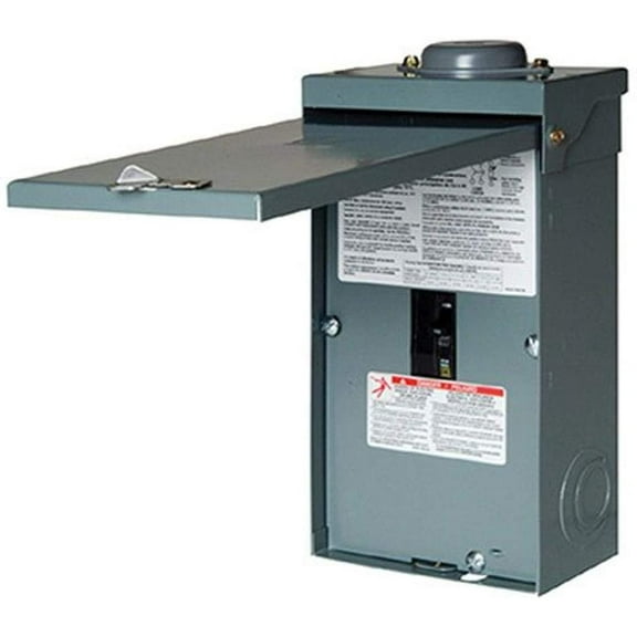 Square D by Schneider Electric QO2100NRBCP QO 100 Amp Two-Pole Outdoor Circuit Breaker Enclosure with QO2100 Breaker Included