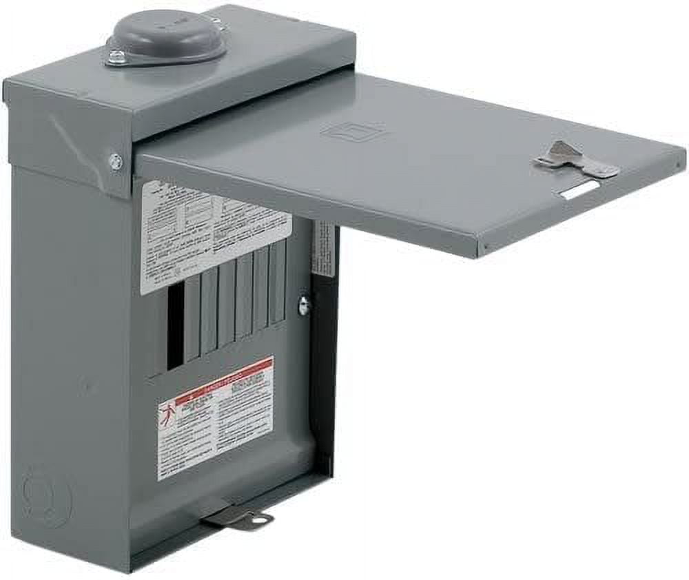 Square D by Schneider Electric QO612L100RBCP QO 100 Amp 6-Space 12-Circuit Outdoor Main Lugs Load Center with Cover by Square D by Schneider Electric