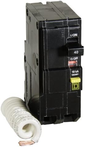 Square D by Schneider Electric Square D - QO240GFICP QO Circuit Breaker, 40-Amp, 120/240V, 2-Pole, GFCI, Plug-In Mount