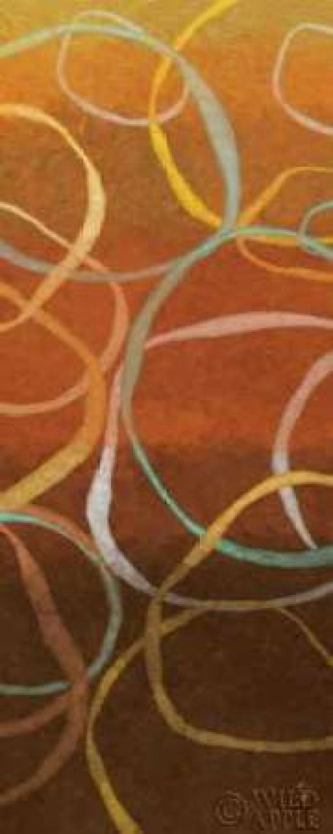 Square Dancing Circles II Canvas Art - Sarah Adams (24 x 48)