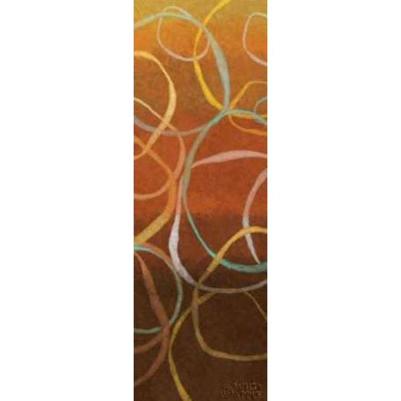Square Dancing Circles II Poster Print by Sarah Adams (8 x 24)