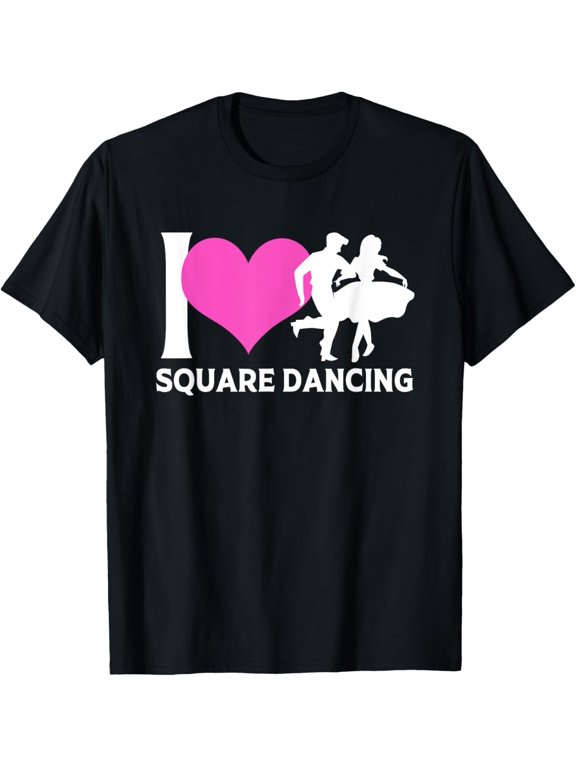 Square Dancing Silhouette I Love Square Dance T-Shirt