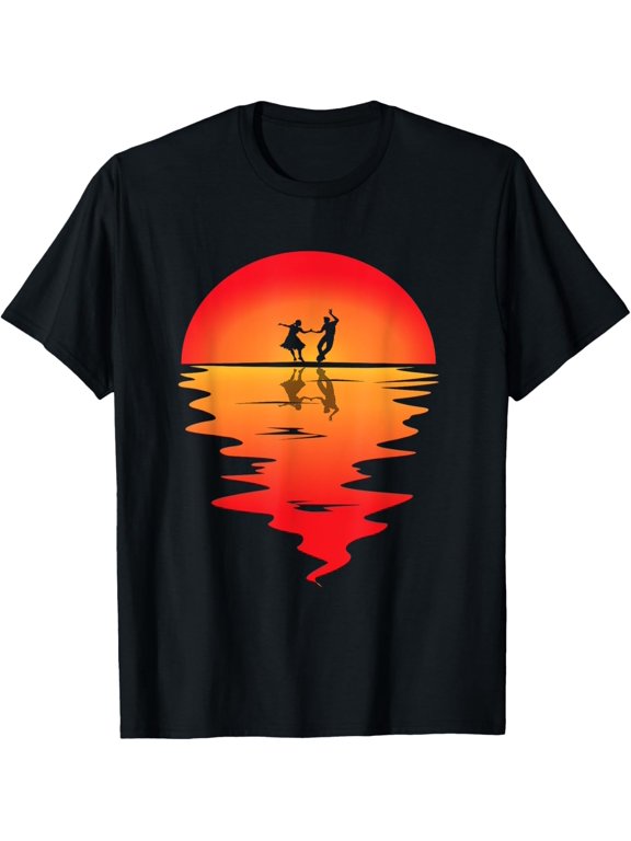 Square Dancing Sunset Square Dancer Vintage Square Dance T-Shirt