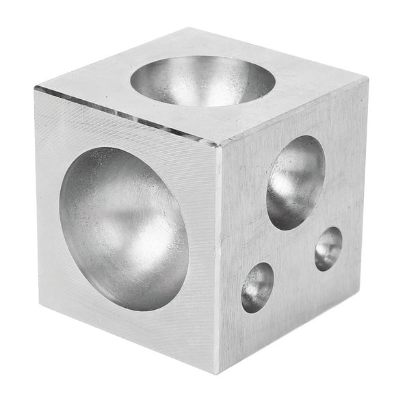 Square Dapping Block Professional Jeweler Metal Forming Shaping Tool for Jewelry Making50 X 50mm / 2 X 2in