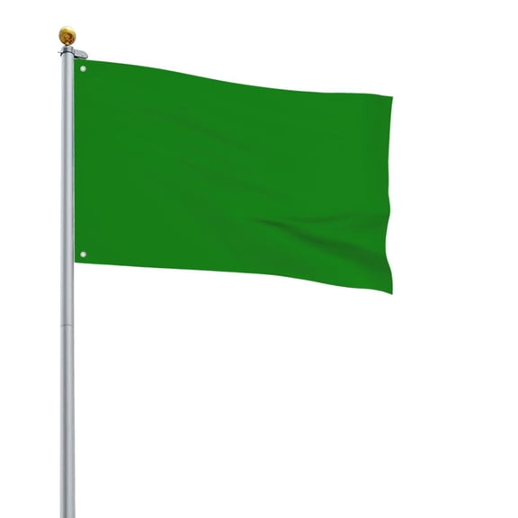 Square Decorative Flag 2x3ft Decorative Flag Without Flagpole For Home Office Outdoor Road Basketball Court Green