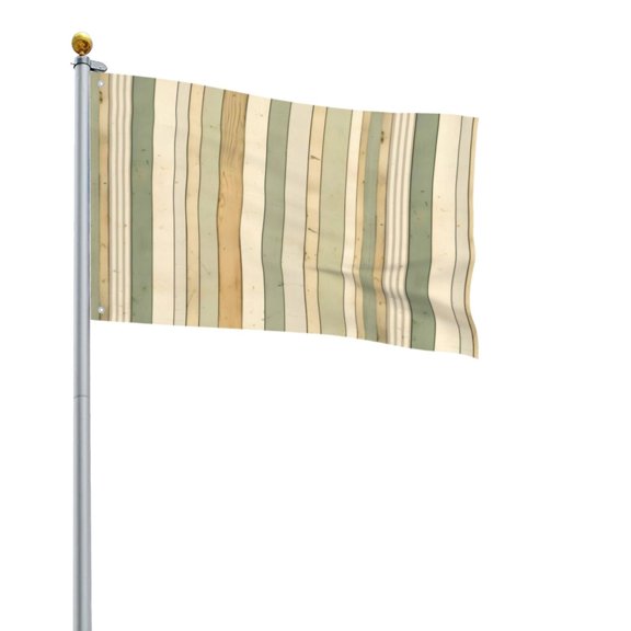 Square Decorative Flag 2x3ft Decorative Flag Without Flagpole For Home Office Outdoor Road Basketball Court Palegreen Stripe Hand-Drawn Sketch_2