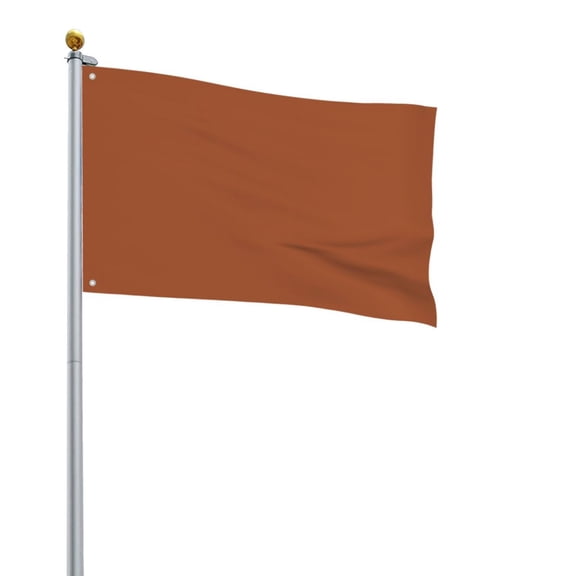 Square Decorative Flag 2x3ft Decorative Flag Without Flagpole For Home Office Outdoor Road Basketball Court Terracotta