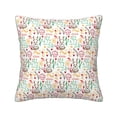 thumbnail image 1 of Square Decorative Throw Pillow Covers with Core, Cartoon Moose Leaf Throw Pillows for Couch Sofa Bed Home Decor, 18"x18", 1 of 9
