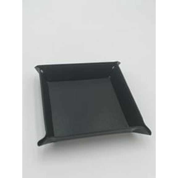 Square Dice Tray - Black Dungeons and Dragons Accessory Foldable