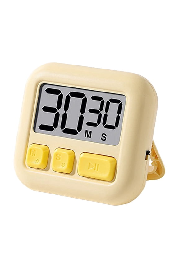 Square Digital Kitchen Timer, Magnetic Stand Count Up Alarm Clock, Perfect for Cooking Baking and Time Management Gift Idea