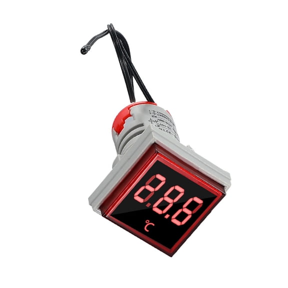 Square Digital Thermometers for Accurate Temperature Measurement with Clear Display Flame Retardant Plastic Shell