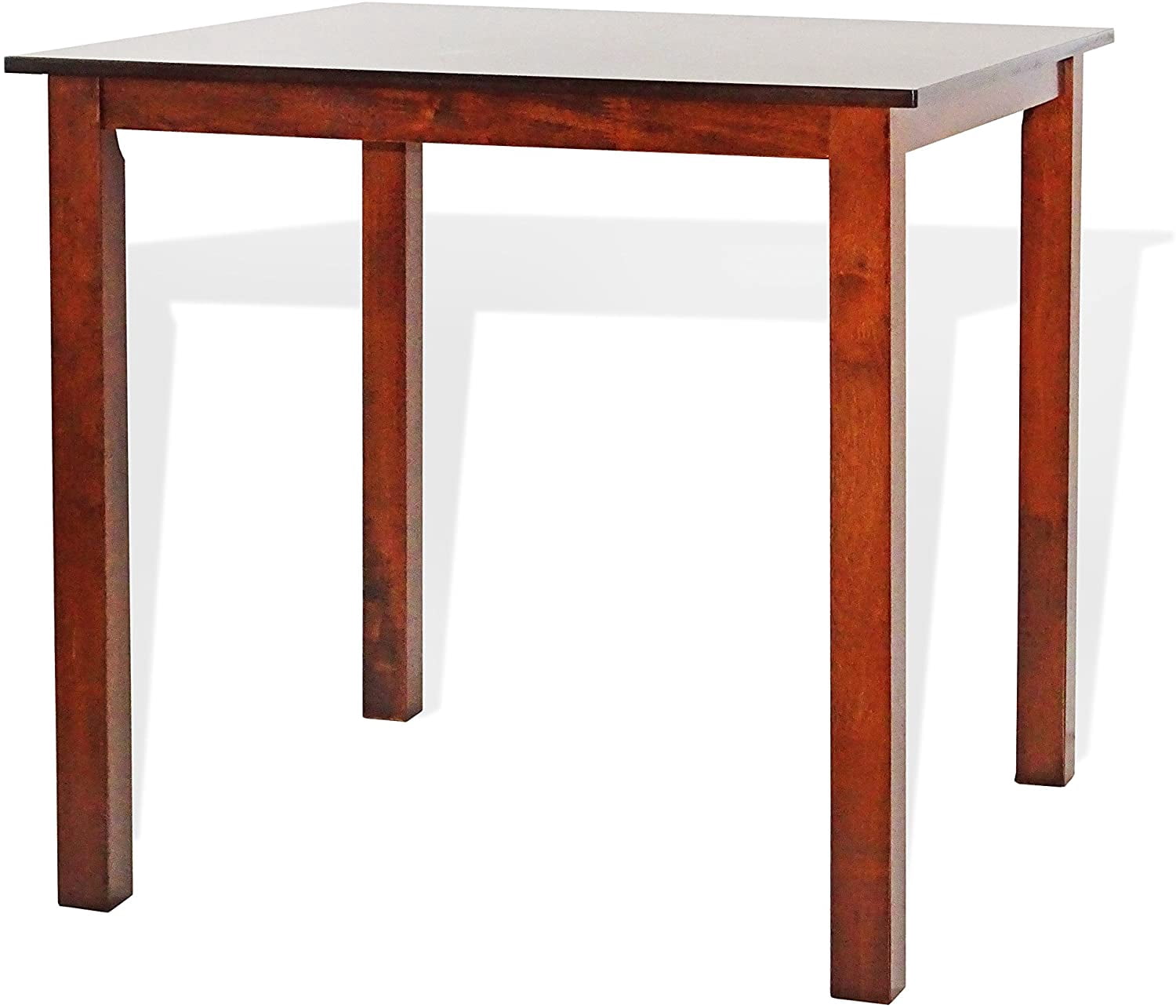 Square Dining Kitchen Table Contemporary Design Solid Wooden in Medium ...
