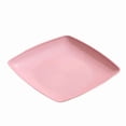 thumbnail image 1 of Square Dinner Plates, Plastic Picnic Plates Reusable, Square Dessert Snack, Lunch Appetizer Salad Plates, Kitchen Dinnerware Dishes for Camping Party Grill, 1 of 7