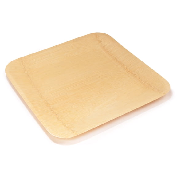 Square Disposable Bamboo Veneer Plates