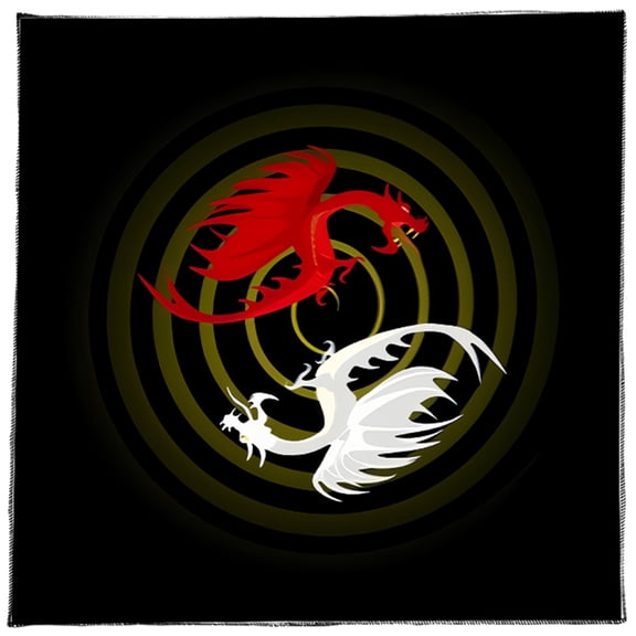 Square Divinations Tapestry Dragon/Wolf Astrology Tablecloth Tarots Tablecloth Table Cloth Witchcrafts Supplies