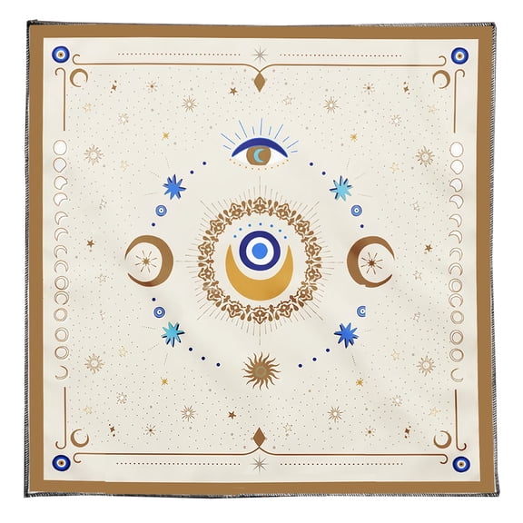 Square Divinations Tapestry Eye Pattern Astrology Tablecloth Tarots Tablecloth Table Cloth Witchcrafts Supplies