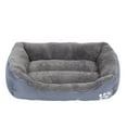 thumbnail image 1 of Square Dog Bed Mattress Washable Kennel, Soft Plush Faux Fur Rectangle Sleeping Pet Bed for Small Medium Large Dogs Cats Puppy Pets, with Anti-Slip Waterproof Bottom, 1 of 1