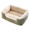 thumbnail image 1 of Square Dog Bed Pets Soft Cats Puppy Sofa Comfy Calming Resistant Slip With, 1 of 8