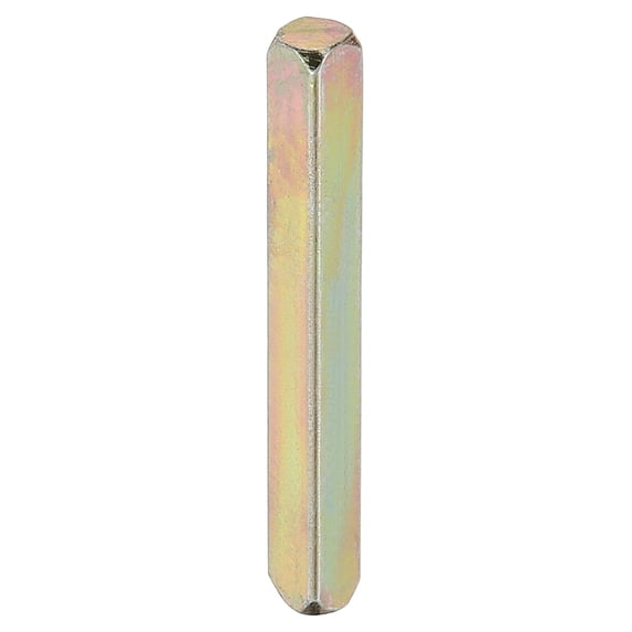 Square Door Knob Spindle 50x8mm, Carbon Steel Spare Door Handle Spindle, Gold 1 Pack