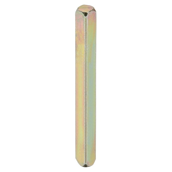Square Door Knob Spindle 70x8mm, Carbon Steel Spare Door Handle Spindle, Gold 1 Pack