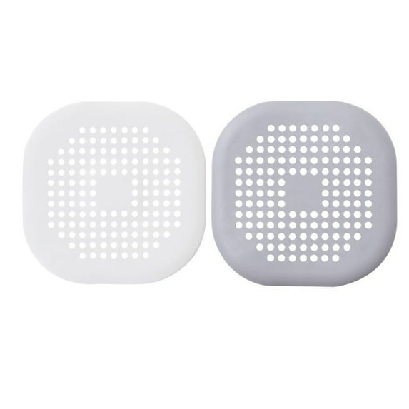 Square Drain Cover for Shower Limited Time Offer Dusknt Drains Drains Floor Cover Filter Silicone Strainer Hair Shower Stopper Bathroom Sink Other Cleaning Supplies, 2Pc Filter Cover
