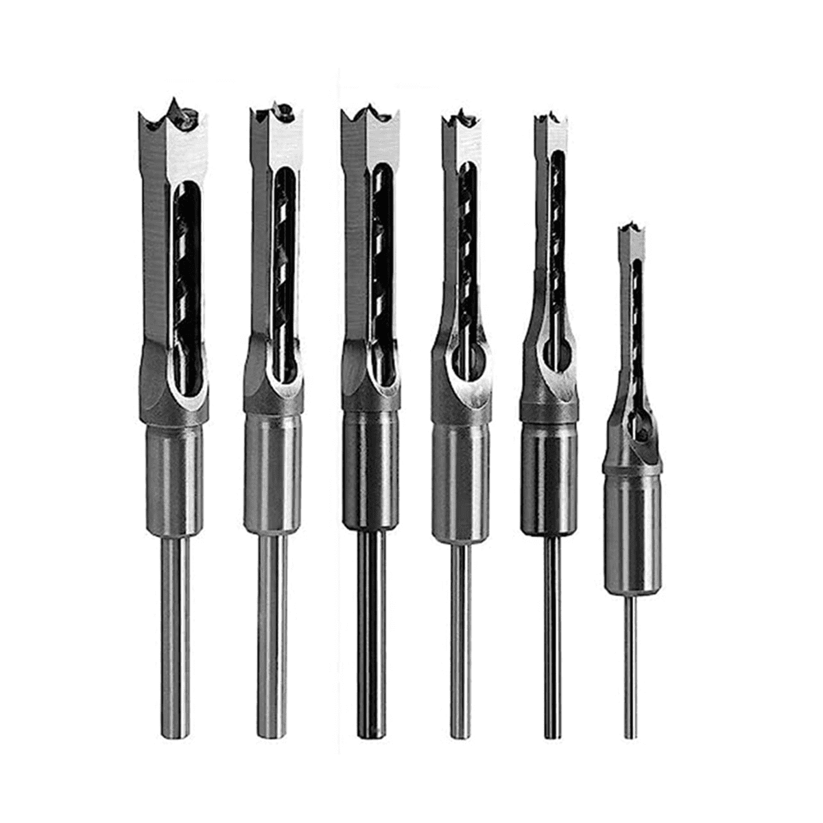 Square Drill Chisel Carpentry Open Mortise Mortise Hole Reaming Tool