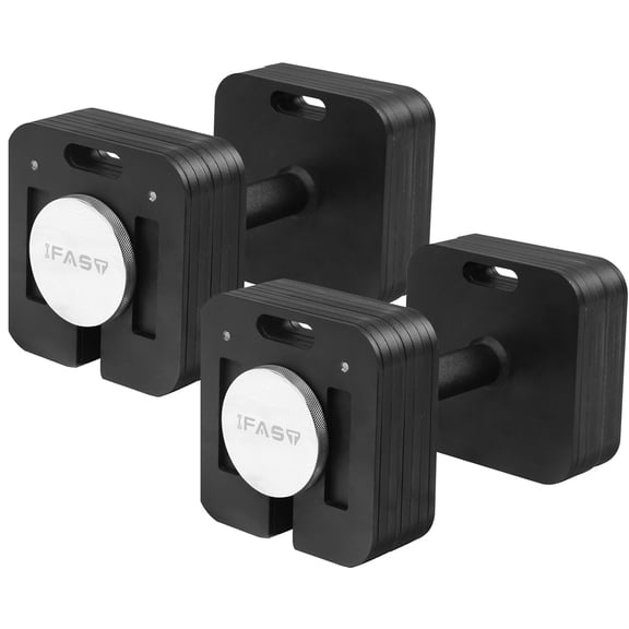 Square Dumbbell 9 in 1 Free Adjustable Dumbbells Set Two 80LBS square Dumbbells 9 in 1 Free Weights for Multi weight Options Quick-Lock Adjustable Dumbbell set