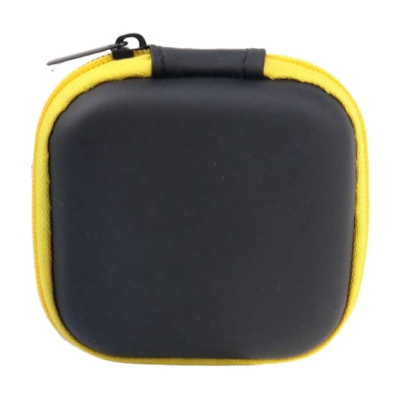 Square Earbud Case, Wired Earbuds Case, Earphone Storage Case, Earbud Carrying Case, Portable Earbud Case, Small Earphone Case, Earbud Organizer Pouch, Mini Earbud Pouch