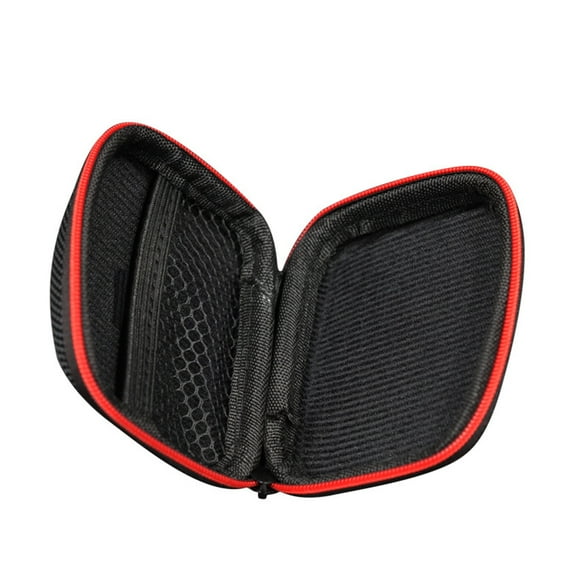 Square Earphone Storage Box Convenient Earbuds Case Protective Cover Anti-Dust Shells Skin with Zipper Design Bag