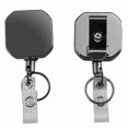 thumbnail image 1 of Square Easy-Pull Buckle, Retractable Strong Buckle, Strong Easy-Pull Wire Rope Keychain, 1 of 7