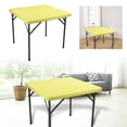 thumbnail image 1 of Square Elastic Tablecloth Stretchable Fabric Cover for Instant Home Dining Room Upgrade, 1 of 6