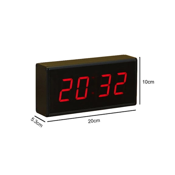 Square Electronic Digital Wall Clock For Home And Office, Countdown Timer, LED Table Clock For Live Room