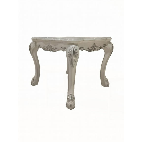 Square End Table with Vintage Design & No Storage|Floor Clearance 19"