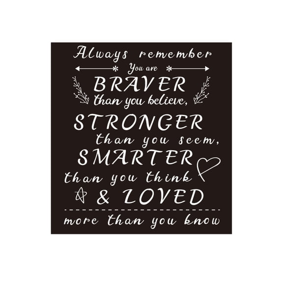 Square Engraved Keepsake and Paperweight Encouragement Graduation Gift for Teen Inspirational Gifts for Son Daughter Friend - Always