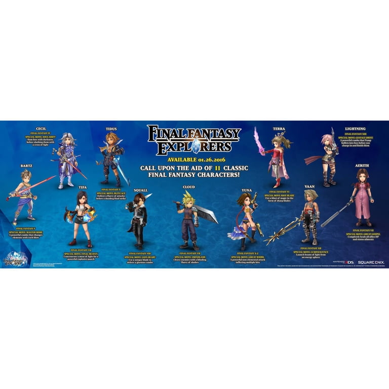 Square Enix Final Fantasy Explorers (Nintendo 3DS) - Walmart.com
