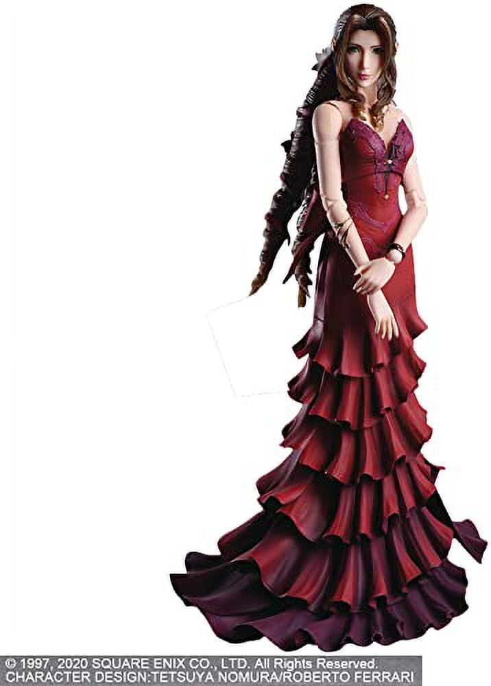 Final Fantasy VII Remake Aerith Gainsborough Red Dress Action Figure