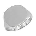 thumbnail image 1 of Square Face Engravable Signet Ring in Sterling Silver, 1 of 2