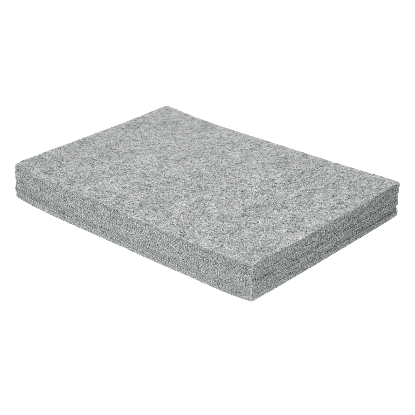 Felt Furniture Pads, 6Pack 11.02" x 7.87" Adhesive Backed Felt Non-slip Anti-scratch Chair Leg Protectors for Protecting Hardwood Floor, Grey