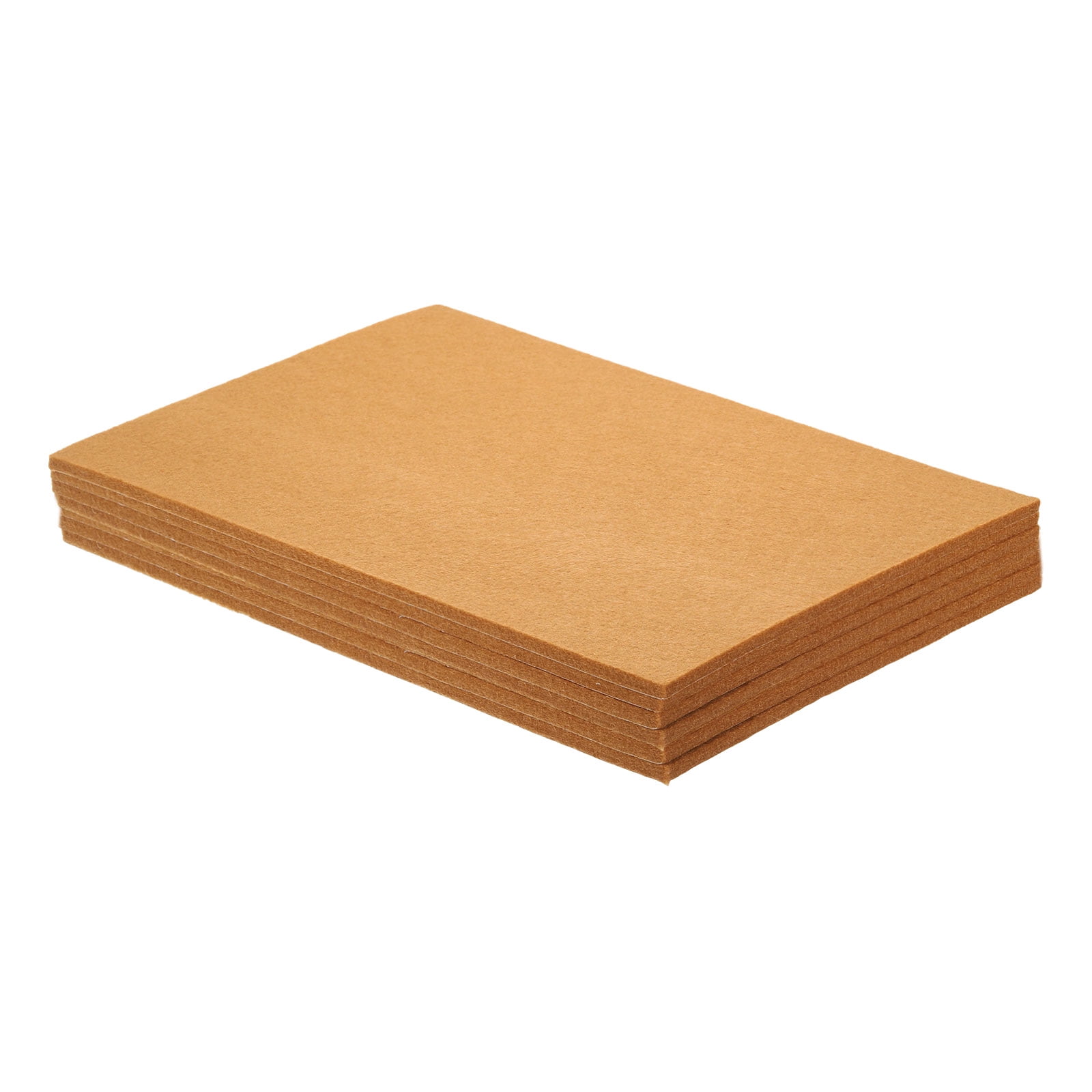 Felt Furniture Pads, 6Pack 11.02" x 7.87" Adhesive Backed Felt Non-slip Anti-scratch Chair Leg Protectors for Protecting Hardwood Floor, Light Brown