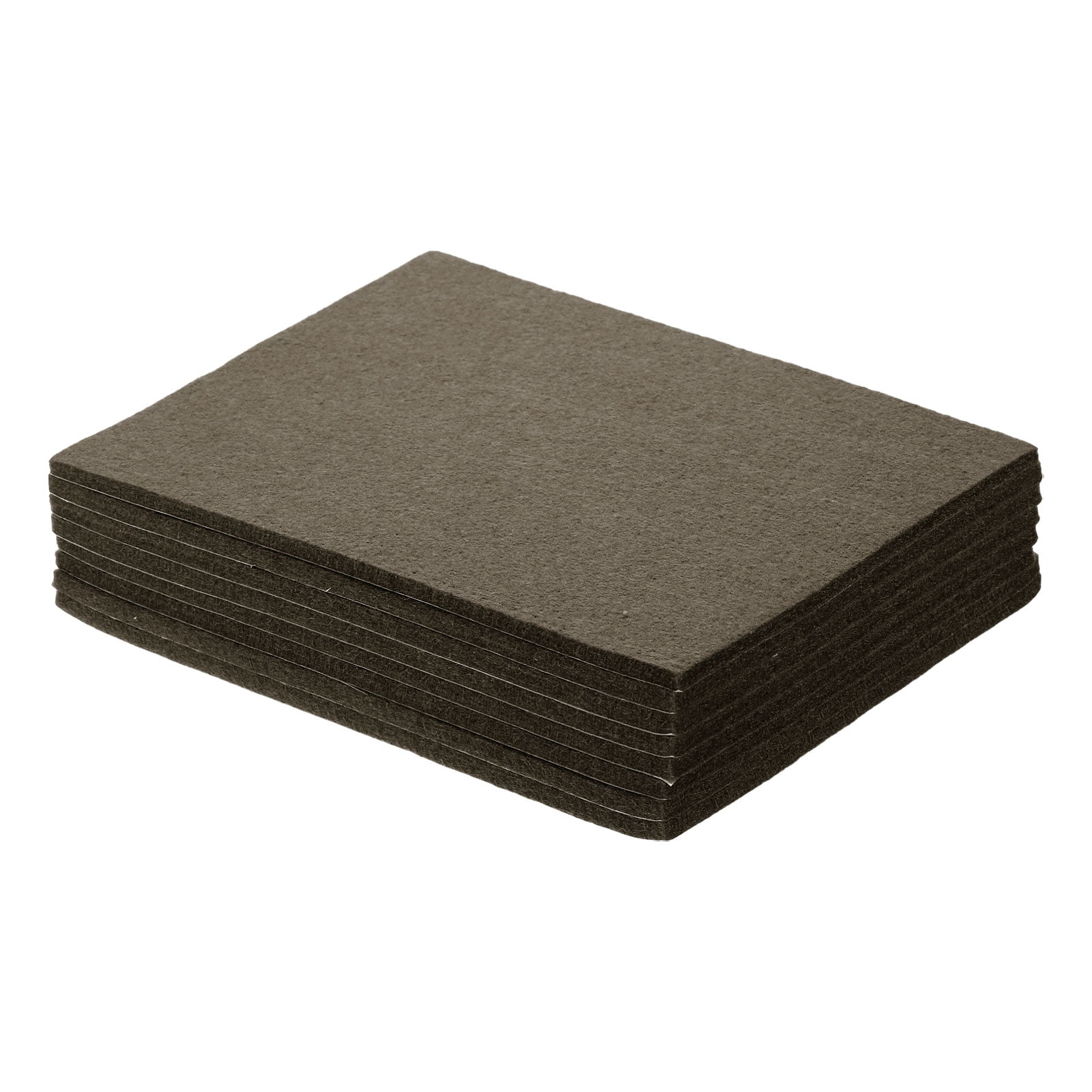 Felt Furniture Pads, 8Pack 7.87" x 5.91" Adhesive Backed Felt Non-slip Anti-scratch Chair Leg Protectors for Protecting Hardwood Floor, Brown