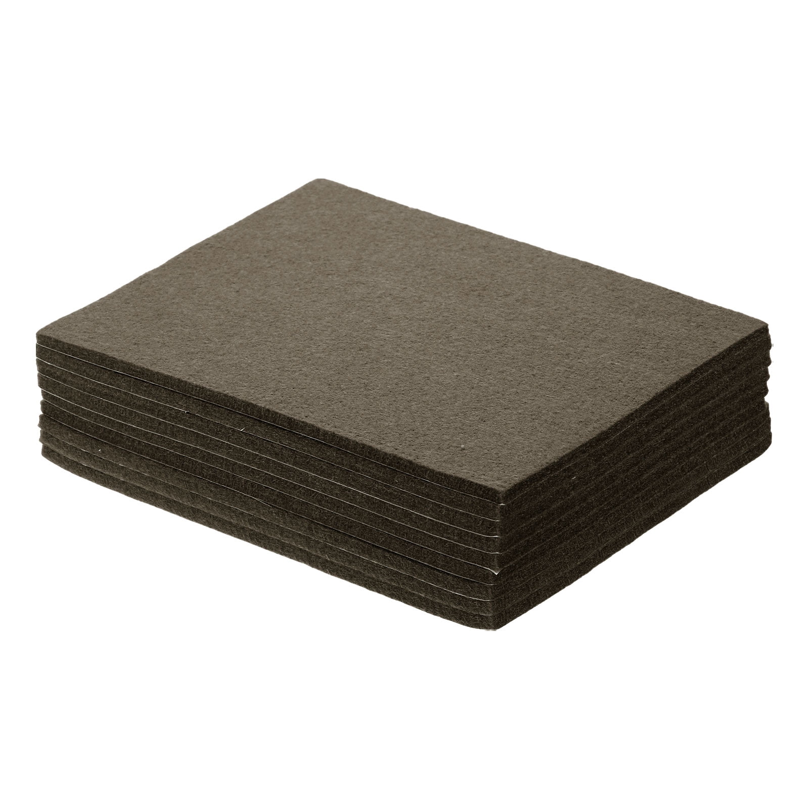 Felt Furniture Pads, 9Pack 7.87" x 5.91" Adhesive Backed Felt Non-slip Anti-scratch Chair Leg Protectors for Protecting Hardwood Floor, Brown