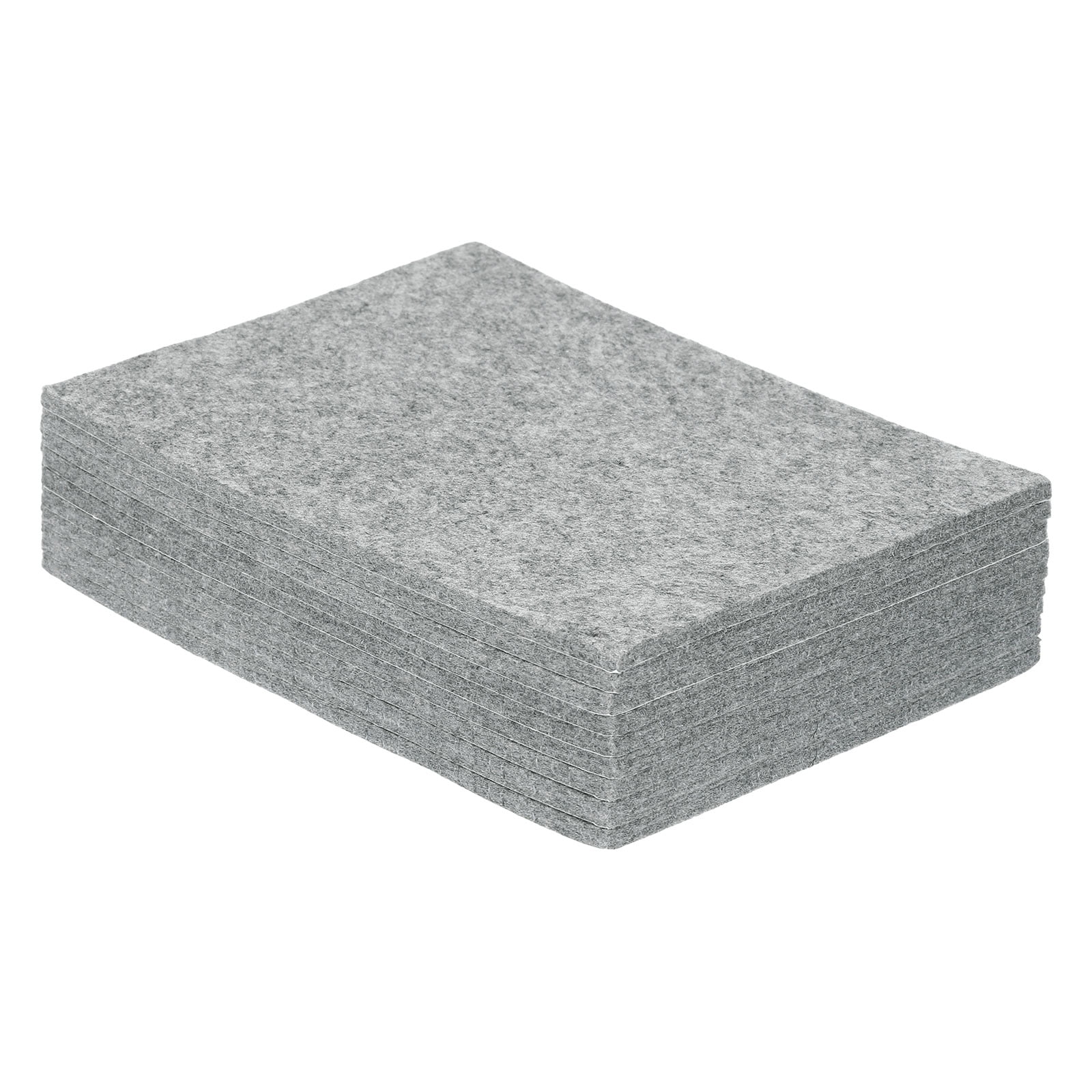 Felt Furniture Pads, 9Pack 7.87" x 5.91" Adhesive Backed Felt Non-slip Anti-scratch Chair Leg Protectors for Protecting Hardwood Floor, Grey
