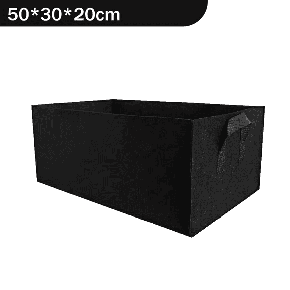 Square Felt Growing Bucket Plant Growth Bag Multi-Functional Vegetable Plant Non-Woven Felt Growing Bag