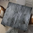 thumbnail image 1 of Square Fitted Card Tablecloth Wood Grain Table Cloth Cover with Elastic Edge Dark Gray Tablecloths Waterproof Cloths for Indoor Outdoor Decoration, Fit for 36"x36" Tables, Style-8, 1 of 4