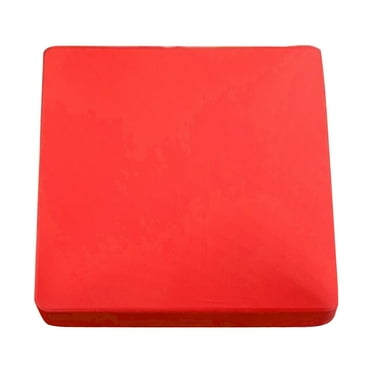 Square Fitted Table Cover Elastic Tablecloth Stretch Table Topper for Dining Kitchen Home Party 34X34 Inch