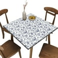 thumbnail image 1 of Square Fitted Tablecloth with Elastic 36x36 in Outdoor Tablecloths Elastic Table Cloth for Tables Waterproof Wipeable Table Cover for Picnic Camping Dinner, 1 of 5