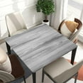 thumbnail image 1 of Square Fitted Tablecloth with Elastic Edge for Banquet Buffet Kitchen Dining Party Wood Texture Background Wood Wall Pattern Fitted for 36"x36" Square Table Style-38, 1 of 4