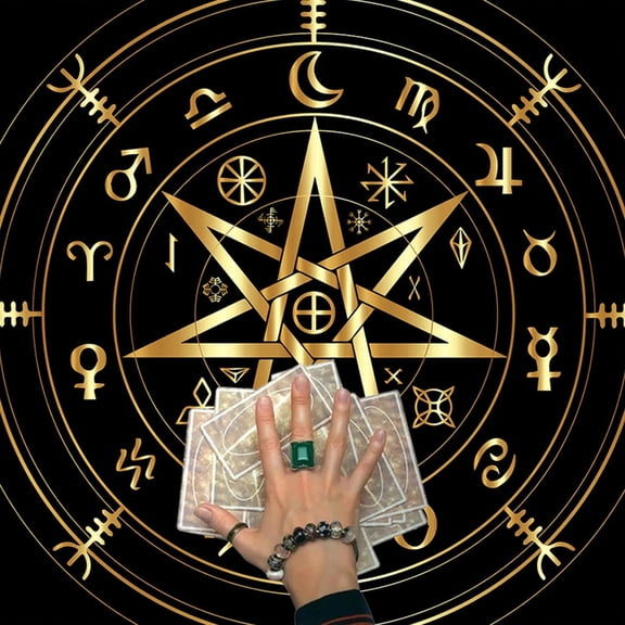 Square Flannel Tarot Tablecloth Altar Tarot Tablecloth Tarot Card Tablecloth Divination Board Game Astrology Oracles Pad